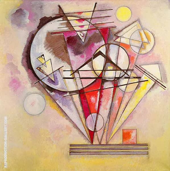 Sur les pointes by Wassily Kandinsky | Oil Painting Reproduction