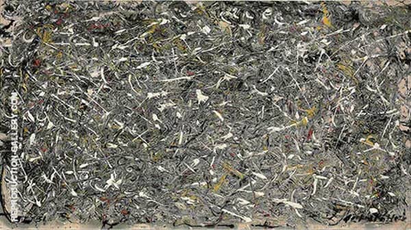 No 28 1951 by Jackson Pollock (Inspired By) | Oil Painting Reproduction