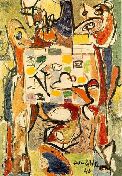 Teacup 1946 by Jackson Pollock (Inspired By) | Oil Painting Reproduction