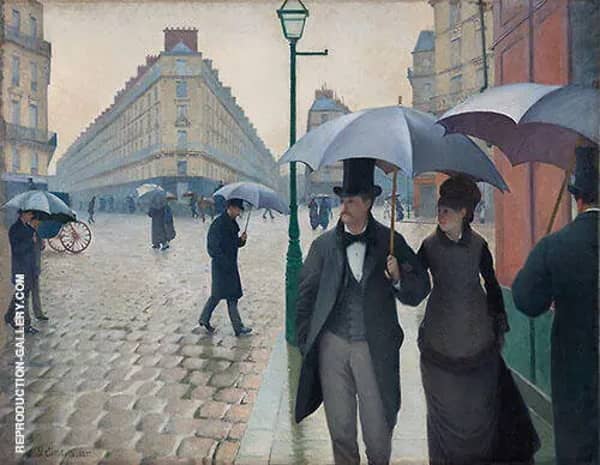 Paris Street Rainy Day 1877 | Oil Painting Reproduction