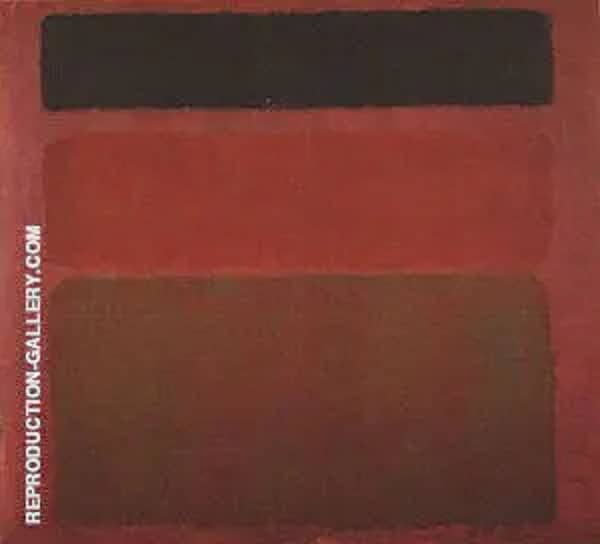 Red Brown Black 1958 | Oil Painting Reproduction