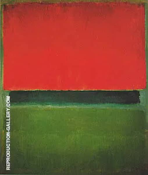 Red Dark Green Green 1952 | Oil Painting Reproduction