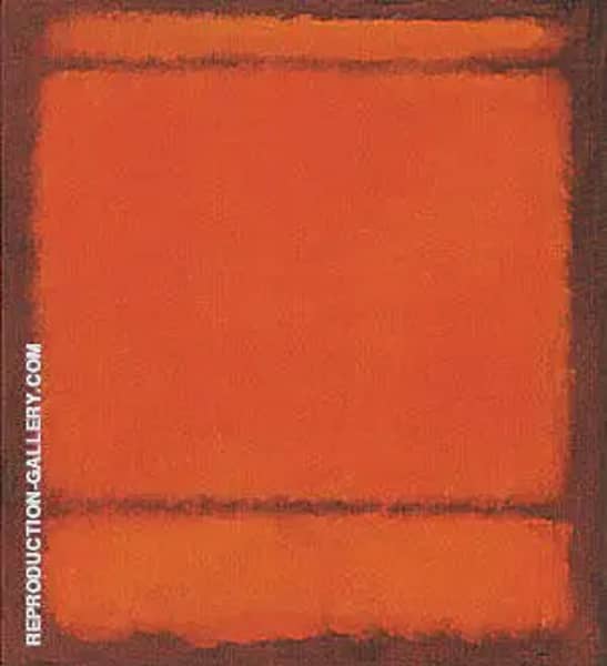 No 210 211 Orange by Mark Rothko (Inspired By) | Oil Painting Reproduction