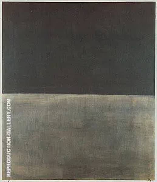 Black on Gray by Mark Rothko (Inspired By) | Oil Painting Reproduction