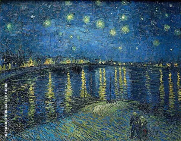Starry Night over the Rhone 1888 | Oil Painting Reproduction