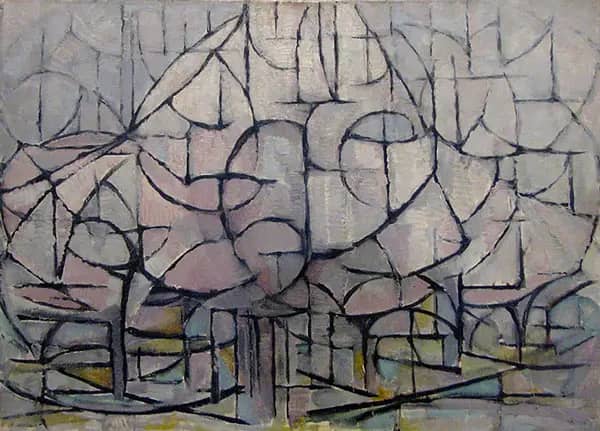 Trees in Blossom 1912 by Piet Mondrian | Oil Painting Reproduction