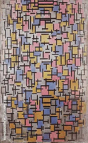 Composition, 1916 by Piet Mondrian | Oil Painting Reproduction