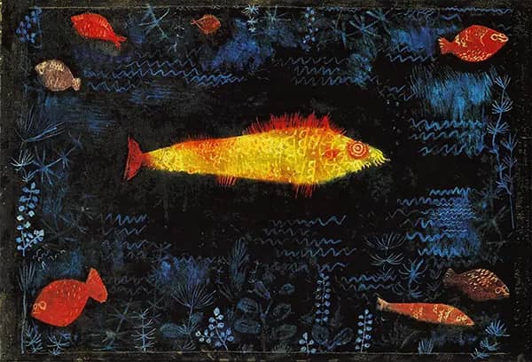 The Golden Fish 1925 by Paul Klee | Oil Painting Reproduction