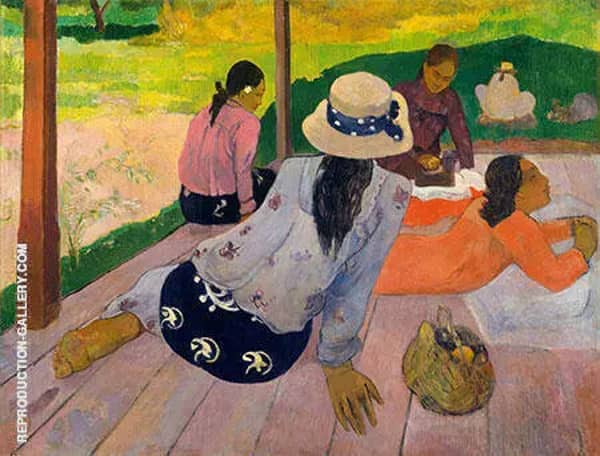 The Siesta Tahiti by Paul Gauguin | Oil Painting Reproduction