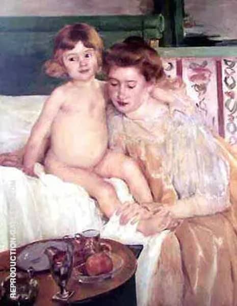 Mother and Child 1901 by Mary Cassatt | Oil Painting Reproduction