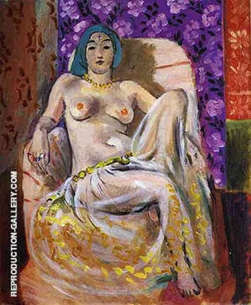 Le Genou Leve 1922 by Henri Matisse | Oil Painting Reproduction