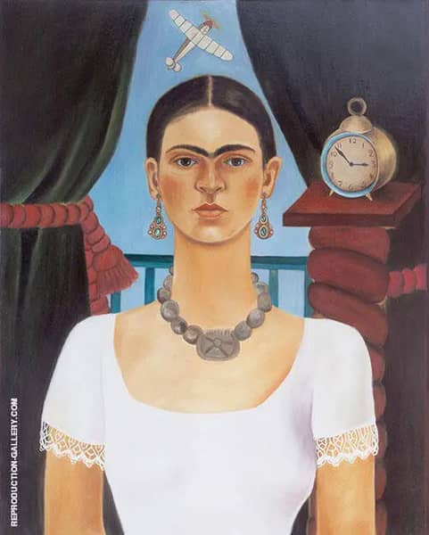Self Portrait 1925 by Frida Kahlo | Oil Painting Reproduction