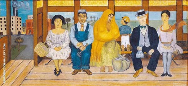 The Bus 1929 by Frida Kahlo | Oil Painting Reproduction