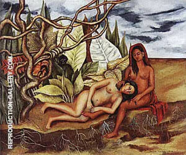 The Earth Itself Two Nudes in the Jungle 1939 | Oil Painting Reproduction