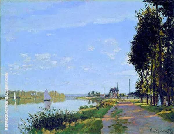 The Promenade at Argenteuil 1872 | Oil Painting Reproduction