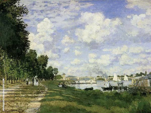 The Basin at Argenteuil 1872 by Claude Monet | Oil Painting Reproduction