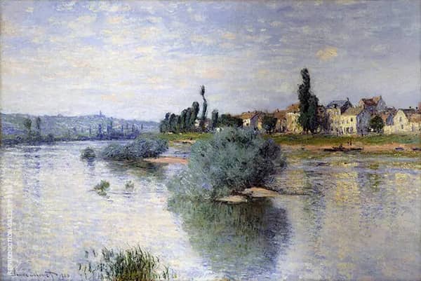 The Seine at Lavacourt 1880 by Claude Monet | Oil Painting Reproduction