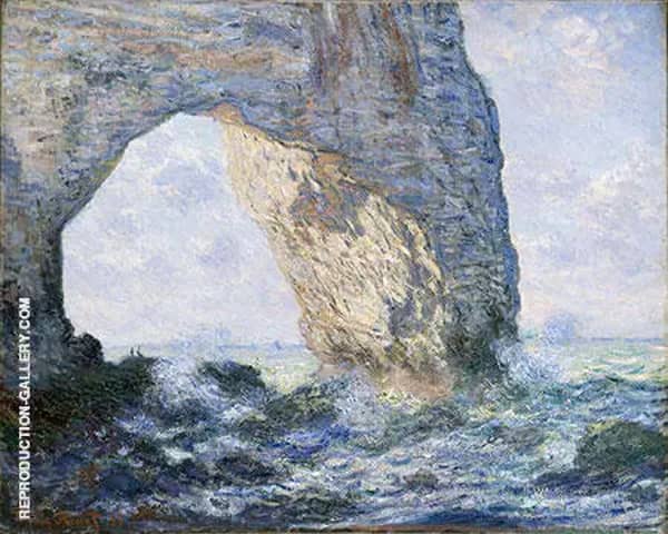 The Manneporte 1883 by Claude Monet | Oil Painting Reproduction