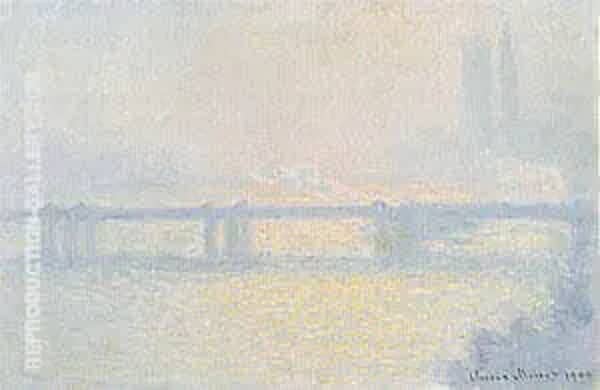 Charing Cross Bridge, The Thames, 1899-1900 | Oil Painting Reproduction