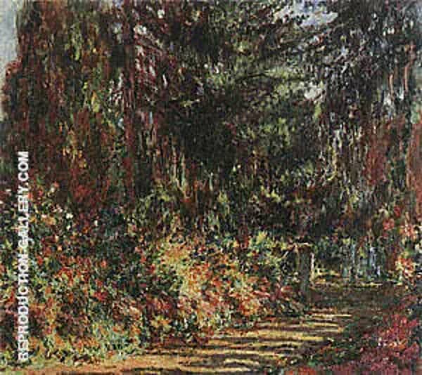 Path through the Garden at Giverny, 1902 | Oil Painting Reproduction