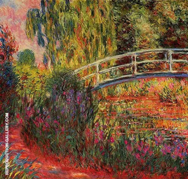 The Water Lily Pond Japanese Bridge 2 1900 | Oil Painting Reproduction
