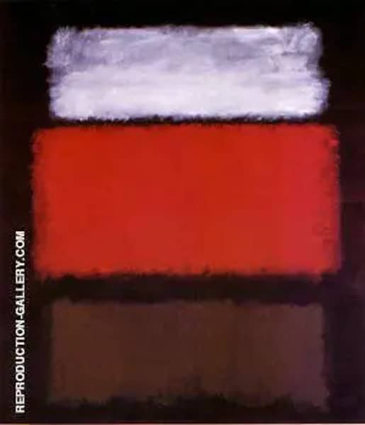 No 1 White Red 1962 | Oil Painting Reproduction