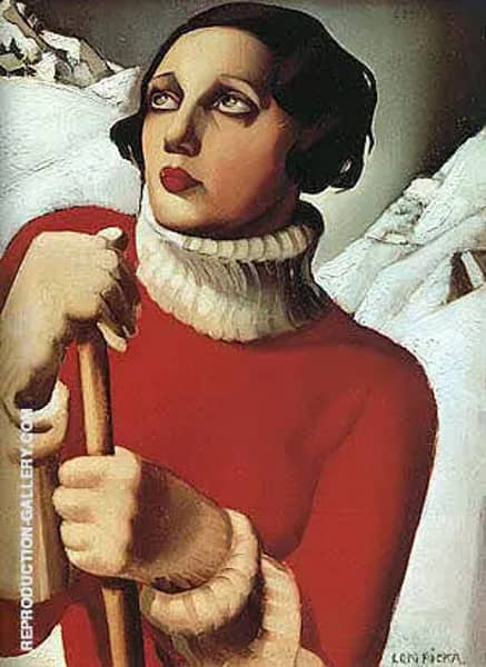 St. Moritz 1929 by Tamara de Lempicka | Oil Painting Reproduction