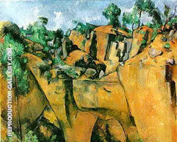 Bibemus Quarry La Carriere Bibemus 1895 | Oil Painting Reproduction