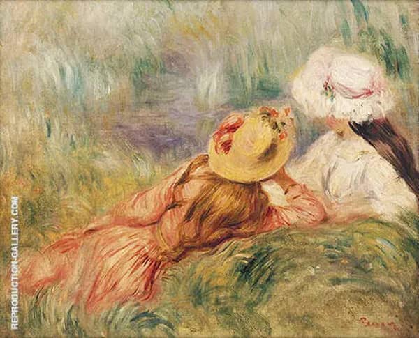 Young Girls at the Water's Edge | Oil Painting Reproduction