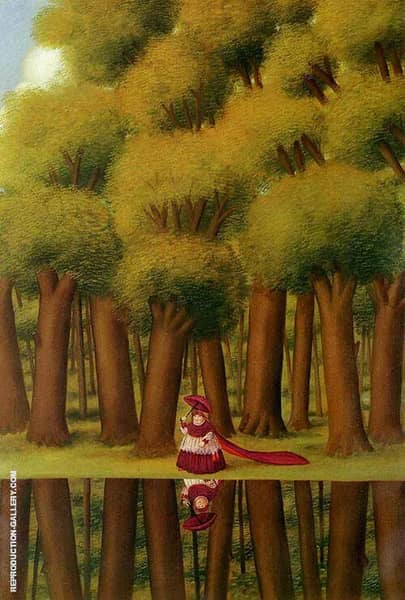Stroll by the Lakeside1988 by Fernando Botero | Oil Painting Reproduction