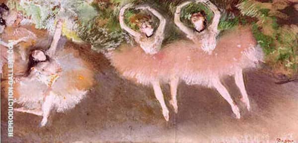 Ballet Scene c1870 by Edgar Degas | Oil Painting Reproduction
