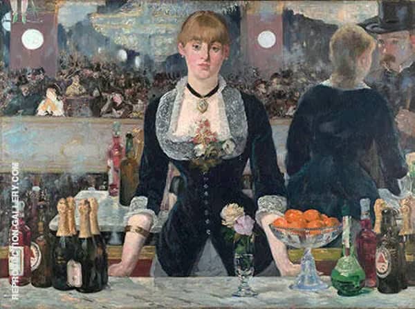 A Bar at the Folies Bergere c1881 | Oil Painting Reproduction