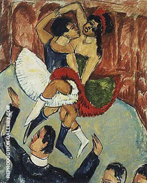 Negro Dance 1911 by Ernst Kirchner | Oil Painting Reproduction