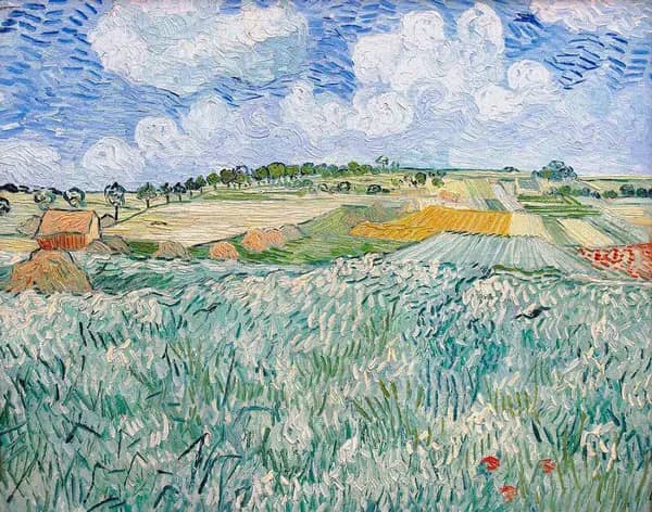 Plain Near Auvers 1890 by Vincent van Gogh | Oil Painting Reproduction