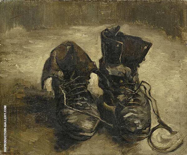 Pair of Shoes 1886 by Vincent van Gogh | Oil Painting Reproduction