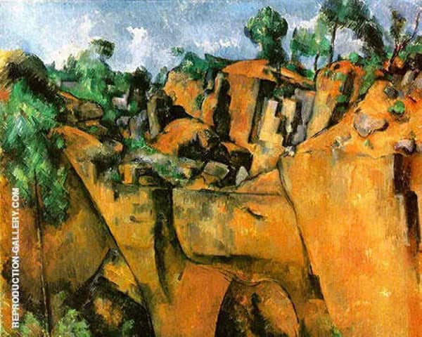 Quarry at Bibemus, 1898-1900 by Paul Cezanne | Oil Painting Reproduction