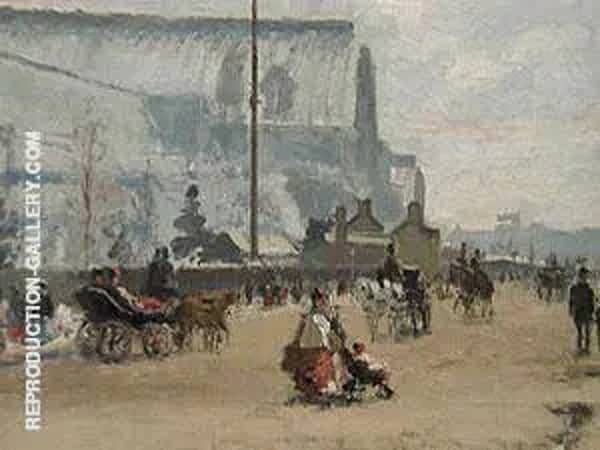Upper Norwood, Crystal Palace 1870 | Oil Painting Reproduction