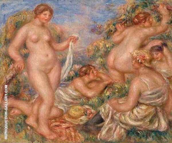 Composition with Five Bathers 1918 | Oil Painting Reproduction