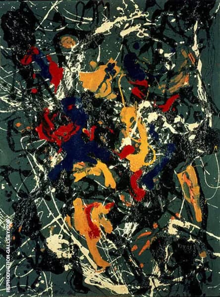 Number 3 1948 by Jackson Pollock (Inspired By) | Oil Painting Reproduction