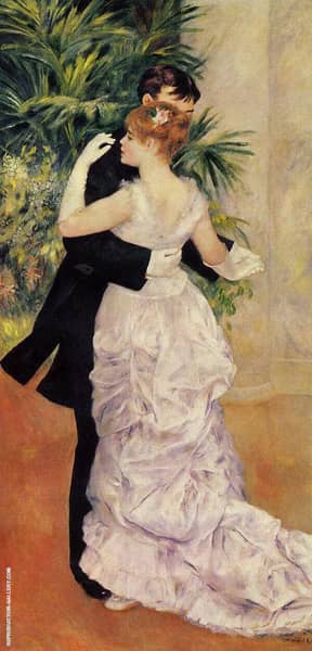 City Dance by Pierre Auguste Renoir | Oil Painting Reproduction