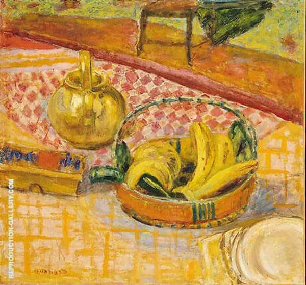 Basket of Bananas by Pierre Bonnard | Oil Painting Reproduction