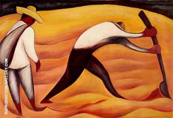 Peasants by Diego Rivera | Oil Painting Reproduction