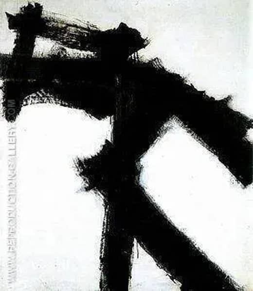Hampton 1954 by Franz Kline | Oil Painting Reproduction