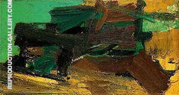Untitled 1950 BB by Franz Kline | Oil Painting Reproduction