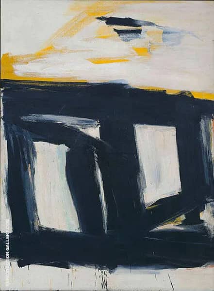 Zinc Door 1961 by Franz Kline | Oil Painting Reproduction