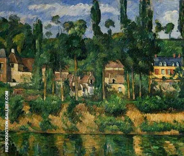 The Chateau de Medan 1879 by Paul Cezanne | Oil Painting Reproduction