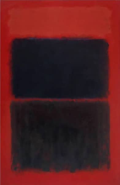 Light Red Over Black 1957 | Oil Painting Reproduction