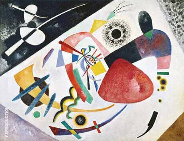 Red Spot II 1921 by Wassily Kandinsky | Oil Painting Reproduction