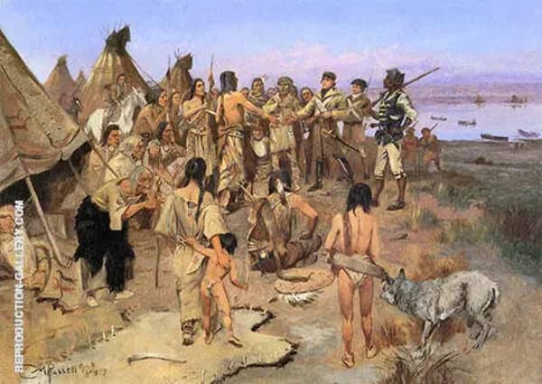 Captain William Clark of the Lewis and Clark Expedition 1897 | Oil Painting Reproduction