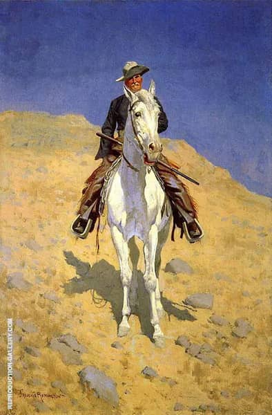 Self-Portrait on a Horse 1890 | Oil Painting Reproduction